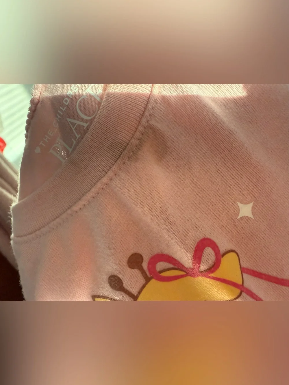 The Children's Place Pink Long-Sleeve Tee with Giraffe & Flowers